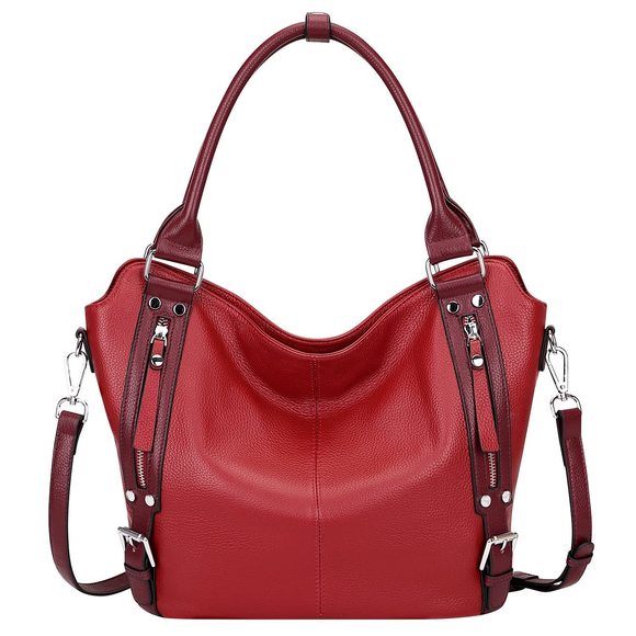 Genuine Leather Handbags Hobo Shoulder Bags Ladies Tote BagO172E :^) - Picture 1 of 7